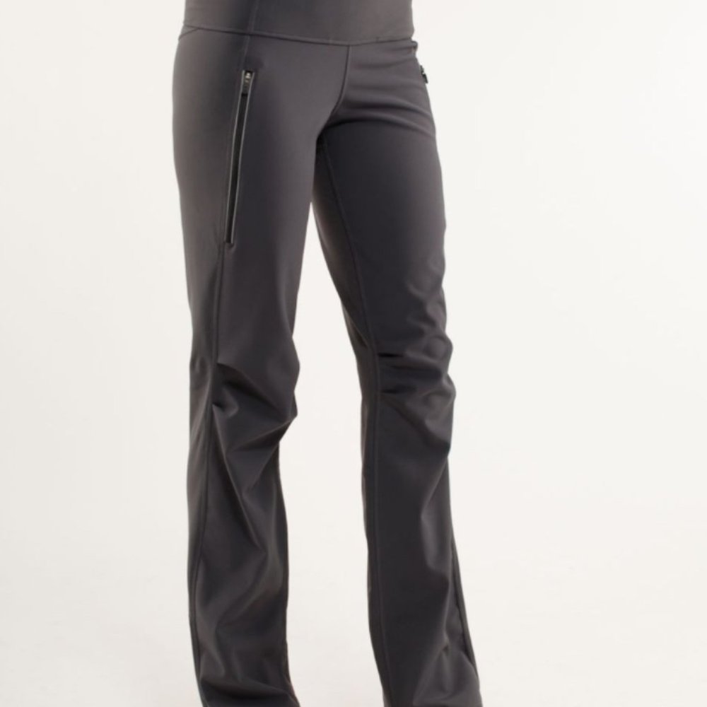 Lululemon Run Free Pant, Coal/ Heathered Coal